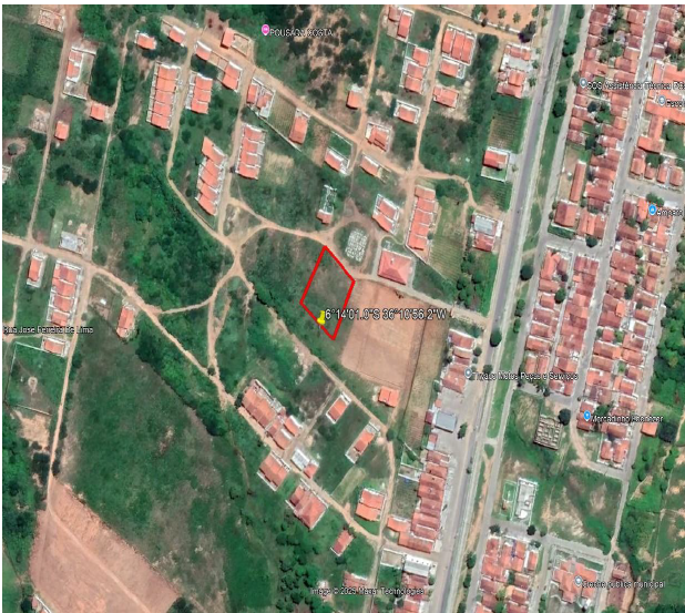 Terreno com 1.470 m² no Conjunto Lauro M, localizado em Campo Redondo - RN